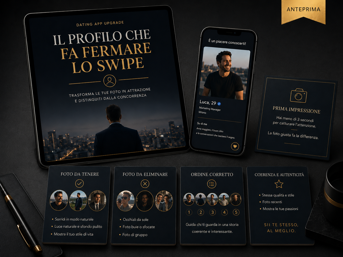 Anteprima della sezione foto profilo di Dating App Upgrade